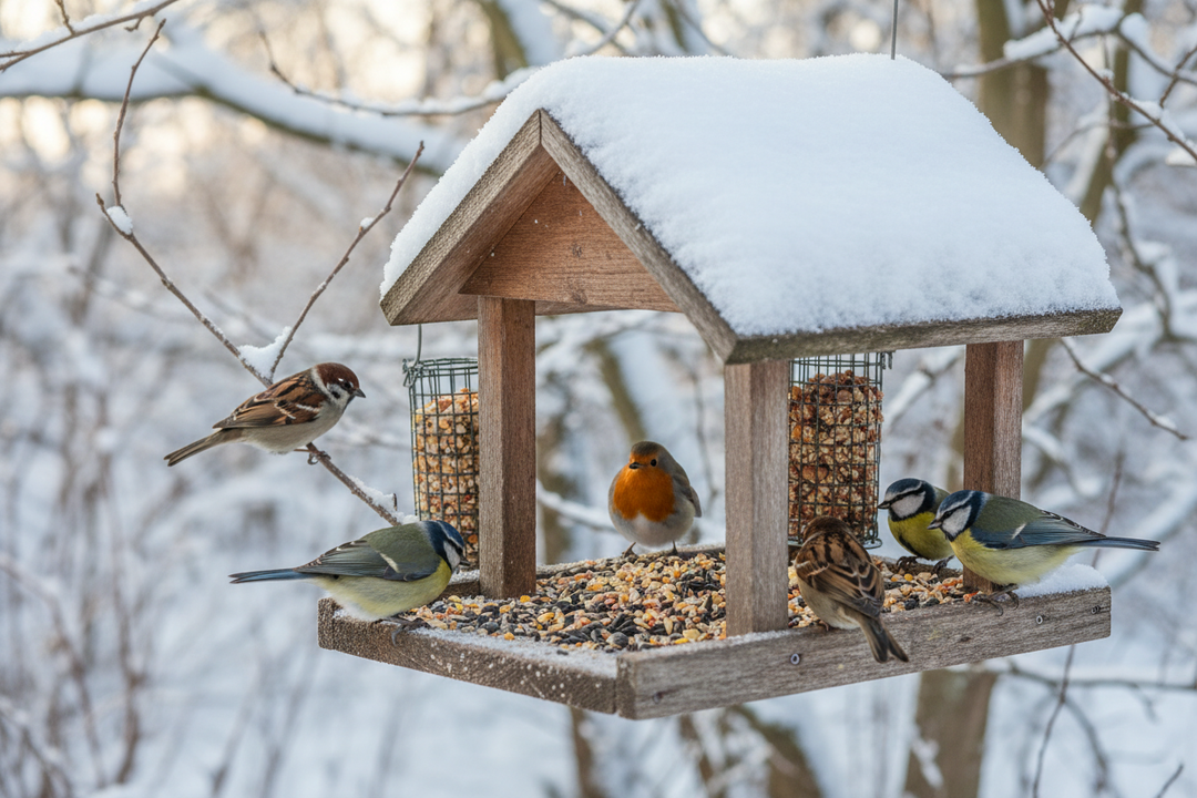 Hygiene bei der Winterfütterung – so bleiben Vögel gesund