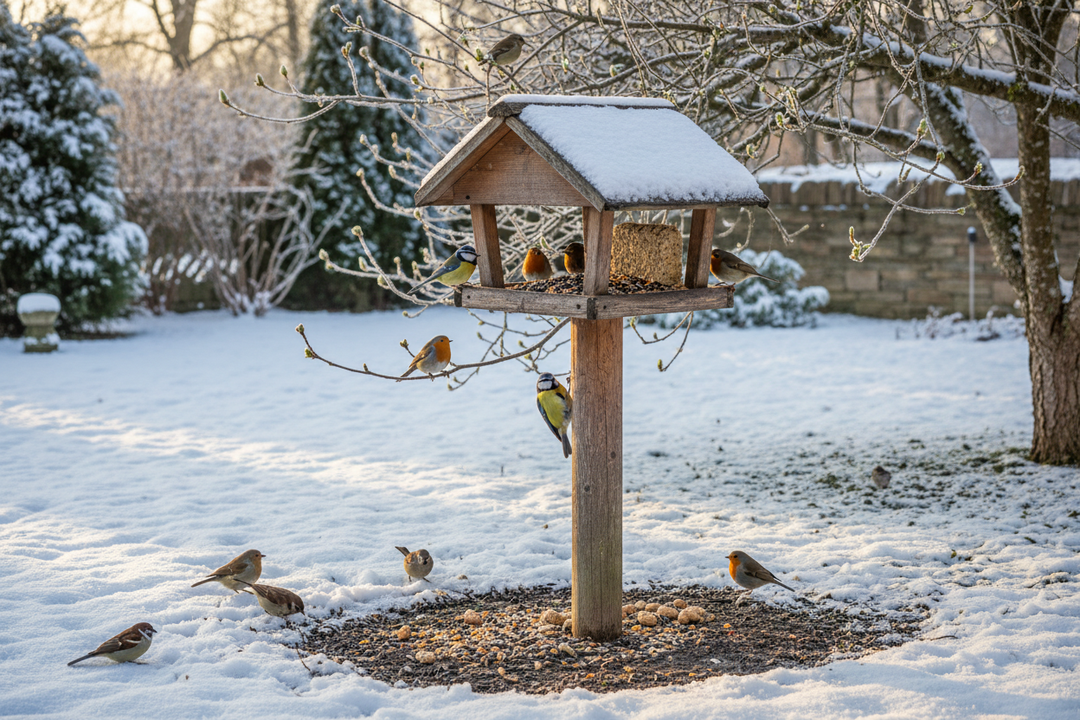 Bis wann sollte man Vögel im Winter füttern?
