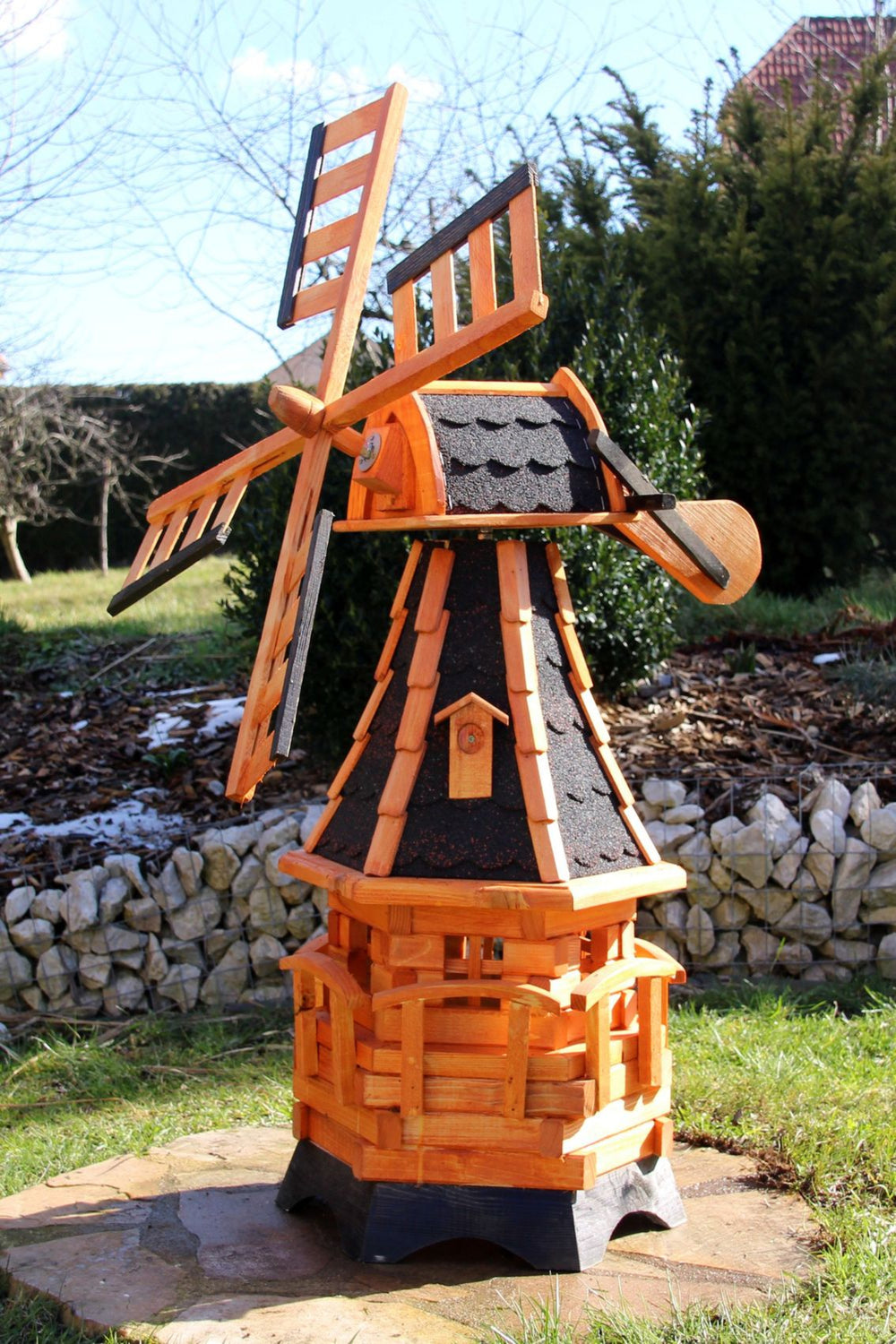 Dekowindmühle mit Solar Typ 19