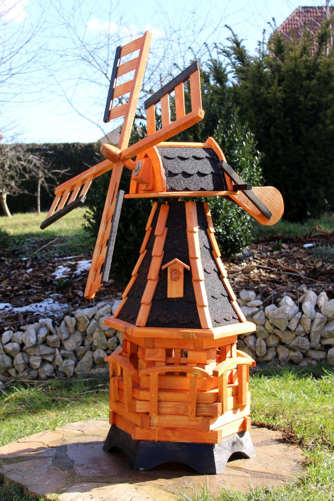 Dekowindmühle mit Solar Typ 19