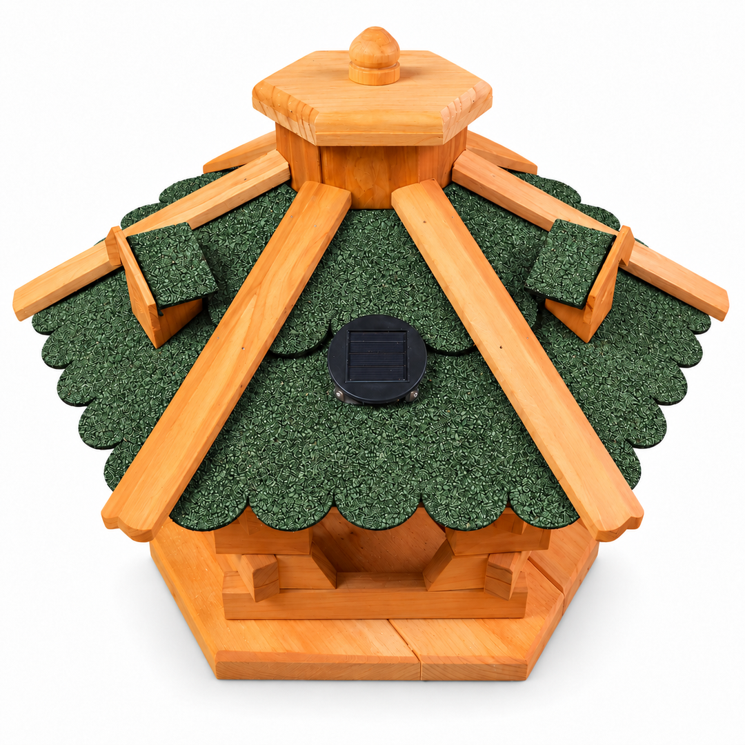 Vogelhaus Typ 4 in Grün – solar