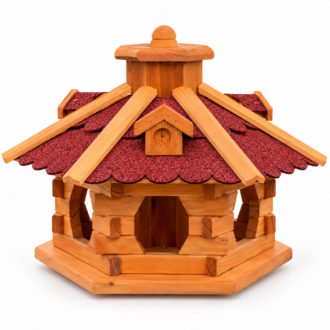 Vogelhaus Typ 4 in Rot – ohne staender