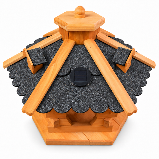 Vogelhaus Typ 4 in Schwarz – solar